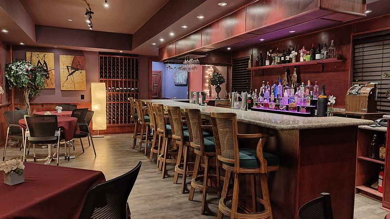 view of the right side of the bar