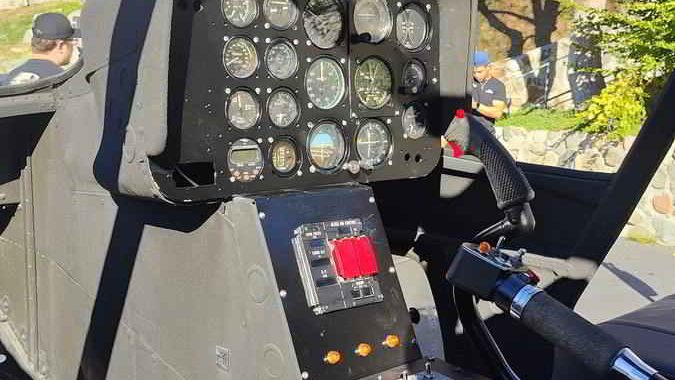 JetRanger helicopter instrument panel