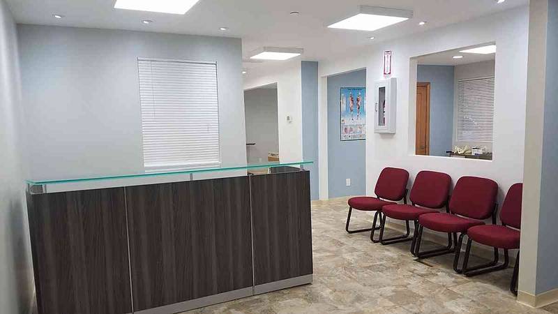 Nurse's station and waiting area