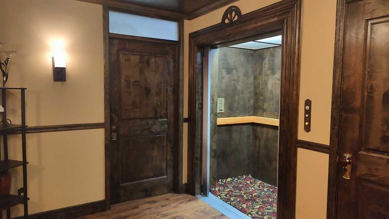 Vintage elevator set, second view