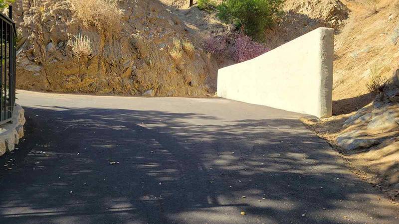 Midway parking area